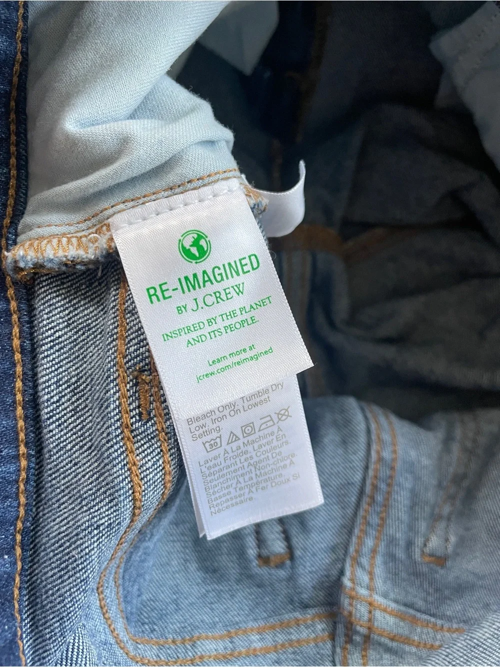 J. Crew Factory Denim High Rise Frayed 5